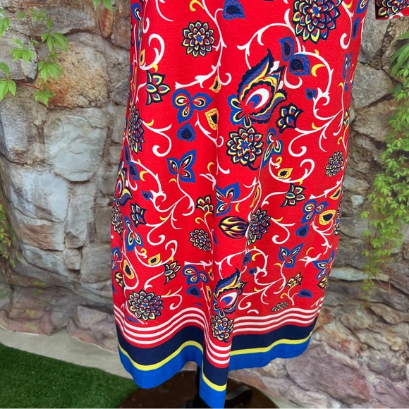 DRAPER JAMES Oak Hill Vines Hillsboro Floral Paisley Shift Dress, M - Picture 6 of 15